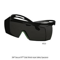 3M® Side Shield-style Safety Spectacle, Coated Clear or Color One-piece Molded PC LensIdeal for Wraparound Protection, Anti-Fog · Scratch · UV 99.9%, 측면이 보강된 보안경