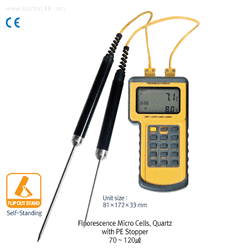 DAIHAN® Portable Digital 2-Channel Thermocouple Thermometer “T9214T”, K·J·E·R·T·N·S-Type Probe Acceptable With △T=T1-T2·Max-Min·Avg Memory, Without Probe, -200℃+1370℃, 0.1 Divi., 휴대용 2채널 디지털 온도계