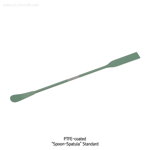 Bochem® Semi Micro Spoon-Spatula, L180~230mm High Grade Stainless-steel & PTFE-coated, 표준형 스푼-스패츌러, 비자성/비부식