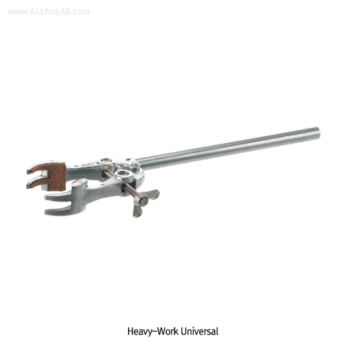 Bochem® Premium Heavy-duty Universal Finger Clamp, 0~80mm Grip With Φ12× L180mm Rod, Aluminium, DIN12894, 중량 만능 클램프