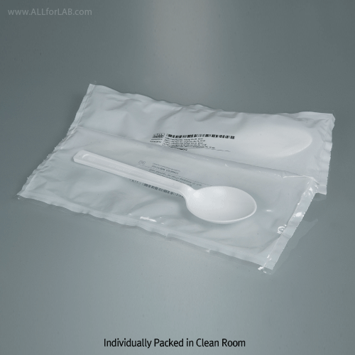 Burkle® Bio - PE Clean Spoon, Individually Packed in Clean Room, 2.5 & 10㎖Ideal for Sampling of Powder, Sterile & Non-sterile, Eco-Friendly, , 바이오 PE 친환경 스푼