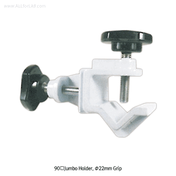 SciLab® Jumbo Clamp Holder, Cast-Aluminium, Grip Capa. Φ22mm Ideal for Stirrer Rods, 90º angle Connection, “ 점보”홀더
