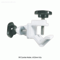 SciLab® Jumbo Clamp Holder, Cast-Aluminium, Grip Capa. Φ22mm Ideal for Stirrer Rods, 90º angle Connection, “ 점보”홀더
