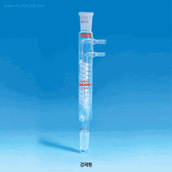 SciLab® Glass Dimroth Condenser, Safety “Screw-On” PP Connections & JointsWith Interchangeable-Safety PP Screw GL14 Hose Connector and Joint, “Safety-model”, 딤로드/환류 냉각기