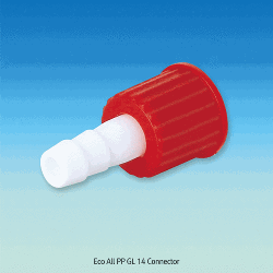 GL 1 4~32 Red PBT Screwcapped PP & PTFE Hose Connector KitFor GL14~32 Screw Thread, -50+200℃, [ Germany-made ] , 스크류 호스 커넥터