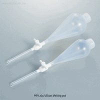 PFA Separating Funnel, Squibb 100 & 500㎖, 01(PFA), 04(FEP), Autoclavable With Tetrafluoride Stock, Chemical/Heat-Resistant at -200℃+260℃, 테플론(PFA) 분액 깔때기