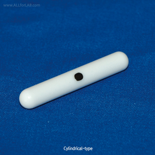 Cowie® TURBOTM Premium PTFE Extra Power Stirrer Bar with Carbon Black Spot, Rare Earth-type, L8~70mm Excellent for Chemical and Corrosion Resistance, -200°C+280°C, SmCo(Samarium-Cobalt) 초강력 마그네틱바