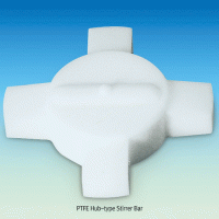 Cowie® PTFE Hub-type Stirrer Bar, for Low Speed, Φ27 & 37mm, L45~70mm -200°C+280°C, PTFE 허브형 마그네틱바, 저속용에 최적