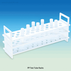 PP 3-Tier Test Tube Rack, for Φ13~32mm Test Tubes With 12·18·20·31·40·62-Hole, Autoclavable, -10℃+125/140℃, PP 시험관 랙