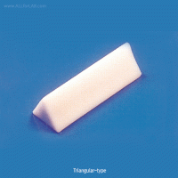 Cowie® PTFE Triangular-type Stirrer Bar, for Lab & Industry, L12~136mm Suitable for Mixing High Viscosity, -200°C+280°C, PTFE 삼각형 마그네틱바