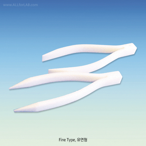 Cowie® PTFE Tweezers, Rigid & Fine-type, Autoclavable, L100~200mmIdeal for Electronic & Materials Science and Engineering, -200℃+280℃, , PTFE 트위저 / 핀셋