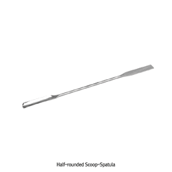 Micro Half-round Scoop & Spatula, High Grade Stainless-steel, L130~210mm Non-magnetic, High Polished, 미니 스텐 스쿠프-스패츌러, 비자성/비부식