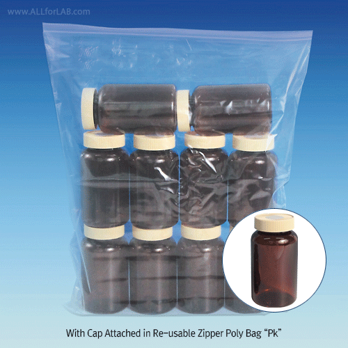 PET Clean Wide-neck Bottle, with PP Screwcap, 25~950㎖ Ideal for Food & Medical Supplies·Sampling·Storage, PET 광구 크린 바틀