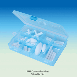 PTFE Combination Mixed Stirrer Bar-Set, for Lab & Industry, L2~60mm, 28pcs/set Excellent for Chemical and Corrosion Resistance, PTFE 마그네틱바 종합세트