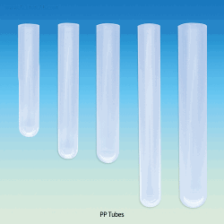 PP · PS Test Tubes Only, Clear · Transparent · Amber, Round Bottom, without Cap, 2.5~10㎖Multi-use for General Tube·Culture Tube, No-Breakage, Smooth Surface, PP·PS 다용도 시험관