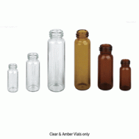 SciLab® 2~12㎖ Sample Vials, Screwcaps & Septa ; Separately With “USP-I” Boro 5.0 Glass, Clear & Amber, 2~12㎖ 샘플 바이알, 캡 & 셉타 각각 별매