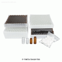 SciLab® 6~16㎖ Sample Vials, with White Screwcap & Septa “Pack-Set” With “USP-I” Boro 5.0 Glass, Clear & Amber, Noraml-grade, 6~16㎖ 샘플 바이알 Pack-Set