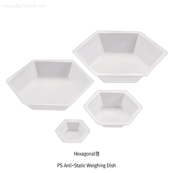 Simport® Anti-Static Weighing Dish, PS, with Smooth Surface, Disposable, 9~355㎖ Suitable for Clean Room, -10℃+70/80℃, PS 일회용 플라스틱 평량디쉬, 정전기방지용