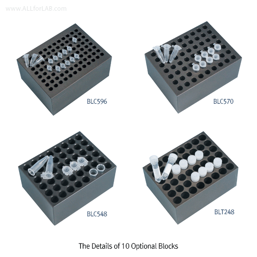 DAIHAN-brand® High-performance Heating Block/Dry Bath, “MaXtable™ H10”, up to 150℃, ±0.1℃with Fuzzy Control, Molded Heater, Modular Anodized Aluminum Blocks, Acrylic Lid, Touch-button Controller, with Certi. & Traceability히팅 블럭, 디지털 퍼지 컨트롤 시스템, 터치버튼식 조절기,