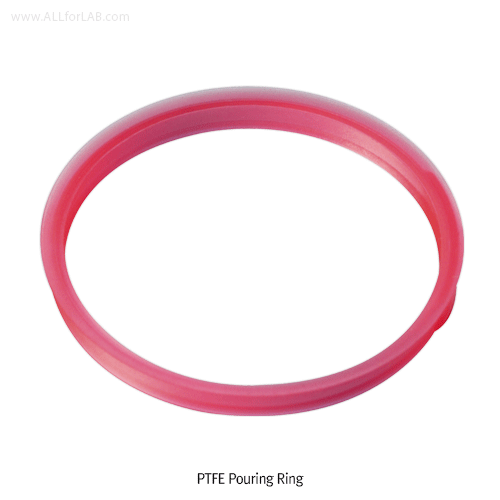 High-Temp. PBT Universal GL Screwcap with PTFE/Silicone Septa and ETFE Pour-Ring, DIN/GL14~GL45 For All DIN/GL-screw Necks of Bottle·Flask·Tube·Vessel, -45℃+180℃, Stable, 고온 PBT 만능 스크류 캡과 푸어링 링