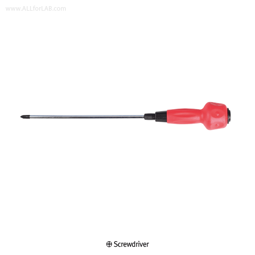 Φ6mm CRV ?, ? Screwdriver, Magnetic TipWith Ergonomic Rubberized Soft Grip Handle, 전공용 드라이버