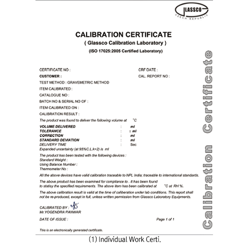 Glassco® A-class USP-standard Measuring Cylinder, Hexagonal-base, 5~2,000㎖With Individual Work- or Batch Certificate, with Amber Scale, Boro 3.3, , USP표준 A급 메스실린더