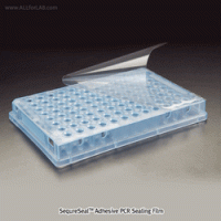 Simport SecureSealTM Adhesive PCR Sealing Film, Transparent, Thickness of 2.0mil, -70℃+100℃ Ideal for Reducing Well-to-well Contamination & Spillover, PCR 투명 실링 필름, 접착식