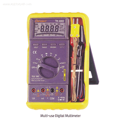 Taekwang® Multi-use Digital Multimeter, 320mV~1,000V, 320Ω~40㏁, 320㎂~10A With DC/AC Voltage & Ampere, Resistance, Diode-test, 디지털 멀티미터
