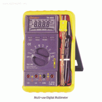 Taekwang® Multi-use Digital Multimeter, 320mV~1,000V, 320Ω~40㏁, 320㎂~10A With DC/AC Voltage & Ampere, Resistance, Diode-test, 디지털 멀티미터