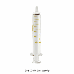 Topsyringe® TRUTHTM Standard Glass Syringe, 2~100㎖ With Luer/Luer-Lock Tip, with Amber Graduation, ISO/CE Certified, 글라스 시린지