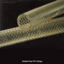 Transparent PVC Tubing, High Flexible, Chemical Resistant, id Φ3~Φ50mmGood for Rinse & Drain Tubes, -20℃+74℃, 투명 비닐 튜빙