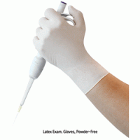 UniGloves® Latex Exam Glove, Powder-Free, Textured, L240mm With Comfortable Grip, Premium Grade AQL 1.5, Ambidextrous, Non-sterile, 라텍스 실험장갑