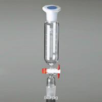 Graduated 24/40 or 29/32 Cone Dropping Funnel, 50~1,000㎖With PTFE or Glass-plug Stopcock, with 29/32 Socket/Stopper, 콘 & 정밀눈금부 드로핑 펀넬