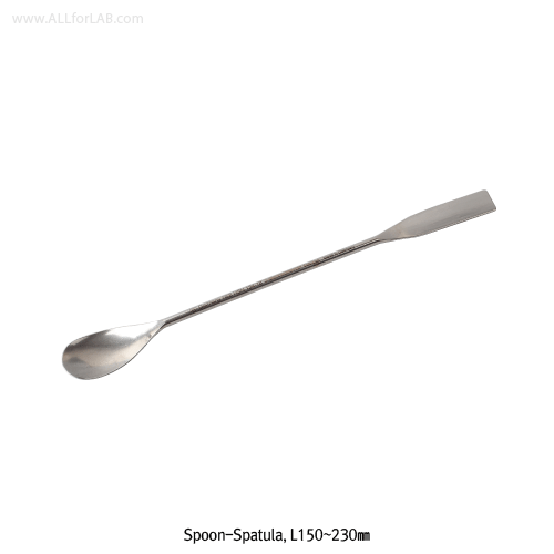 Hammacher® Premium Spoon-Spatula, Rustproof Stainless-steel, L150~230mm With 1-side Blade, Finished Polish, 프리미엄 스푼-스패츌러, 독일제, 비부식