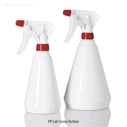 VITLAB® 400~1,000㎖ PP Lab-Spray Bottle, White Opaque & Transparent Adjustable from a Fine Mist to a Narrow Jet Reaching 3~4 meter, PP 분무기