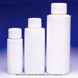 Wheaton® ASTM Premium HDPE Leak Resistant Lab Bottle , Narrow- & Wide-Neck, 4~1,000㎖With No-drip Pour Lip & Double-Seals, 120℃ Stable but Non-Autoclavable, EPA · FDA · UPS · ISO, HDPE 세구 & 광구 랩바틀, “고급형”