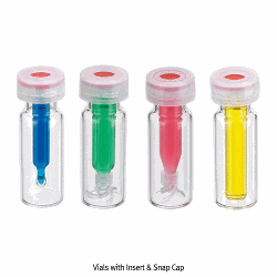Wheaton® 11mm Crimp / Snap Top Premium Vials, with Φ12×32 mm Large OpeningWith 40 % Larger Opening, Plastic Snap Cap Separately , [ USA-made ] , 스냅- / 크림프-탑 겸용 바이알