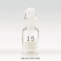 Wheaton® Premium B.O.D. Bottle, with Bar-coded & Numbered, ASTM·EPA·USP With White Marking Area & Glass “Robotic” Stopper, The Best B.O.D. 바틀