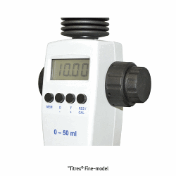 Witeg® Digital Burette, TITREX® Bottle-top, Titration and Dosing Applications, 0 ~ 50 / 0.01㎖ Ideal for Fine(㎕)-adjustment, Perfect Air-purging Mechanism / No Loss of Reagent / Autocalvable Valve Block, 디지털 정밀 자동뷰렛