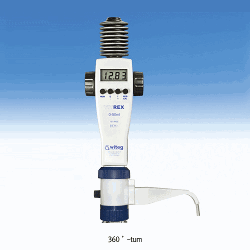 Witeg® Digital Burette, TITREX® Bottle-top, Titration and Dosing Applications, 0 ~ 50 / 0.01㎖ Ideal for Fine(㎕)-adjustment, Perfect Air-purging Mechanism / No Loss of Reagent / Autocalvable Valve Block, 디지털 정밀 자동뷰렛