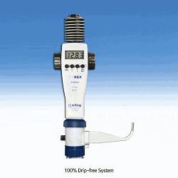 Witeg® Digital Burette, TITREX® Bottle-top, Titration and Dosing Applications, 0 ~ 50 / 0.01㎖ Ideal for Fine(㎕)-adjustment, Perfect Air-purging Mechanism / No Loss of Reagent / Autocalvable Valve Block, 디지털 정밀 자동뷰렛