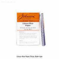 Johnson® Litmus-Blue·Red·Neutral (Book & Roll-type) Paper, for Simple Test of pH-Acidity·Alkalinity of a Solution “ 리트머스” 페이퍼, 용액의 pH - 간편시험지, 북 & 롤-타입