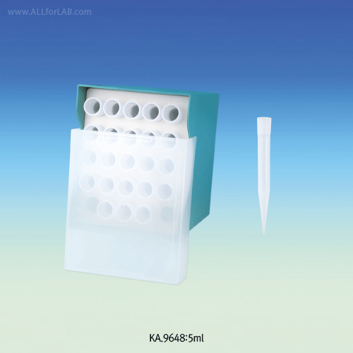 Maxi Pipet Tips, Stockwell® & Kartell® 1~5 &10 ml1~5/10 ml 팁, Bulk-pack & Rack Set(Lift-off)