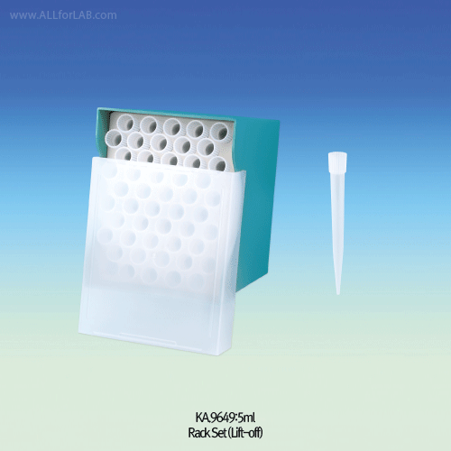 Maxi Pipet Tips, Stockwell® & Kartell® 1~5 &10 ml1~5/10 ml 팁, Bulk-pack & Rack Set(Lift-off)