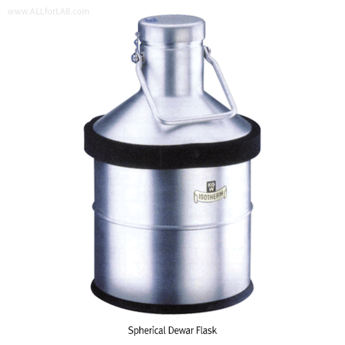 KGW® 1~10 Lit Carrying Dewar Flask, with Loose Lied Lid Ideal for Liquid Nitrogen LN2, Dry Ice CO2, etc., 저장/운반용 드와 플라스크
