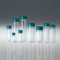 Clear Sample Vial with Cap 투명 샘플 바이알, 캡 일체형