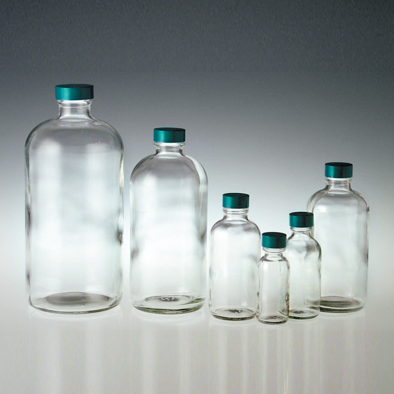 Glass Narrow Neck Bottle 세구병, with Teflon Lined Cap
