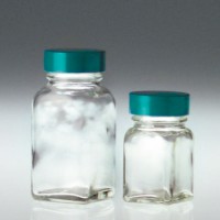 Clear Square Tablet Bottle / Jar 사각 태블릿 광구병