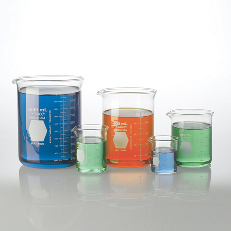 Low Form Griffin Beaker, Kimax® 단형 유리 비이커