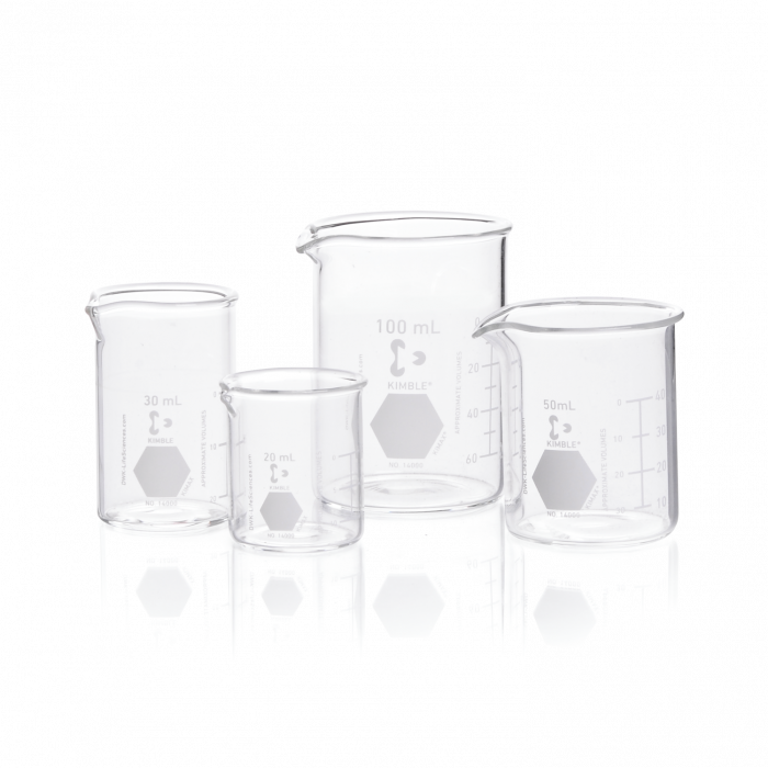 Low Form Griffin Beaker, Kimax® 단형 유리 비이커